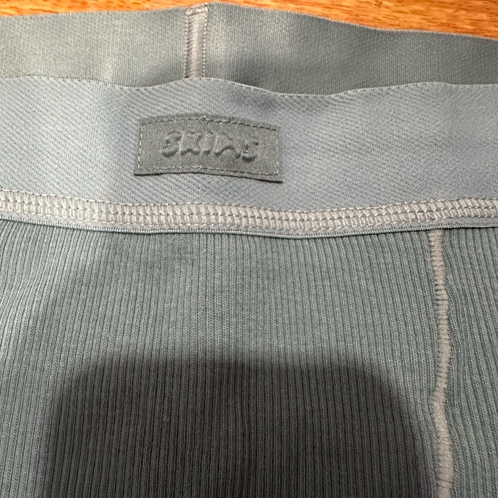 SKIMS cyanite cotton rib shorts